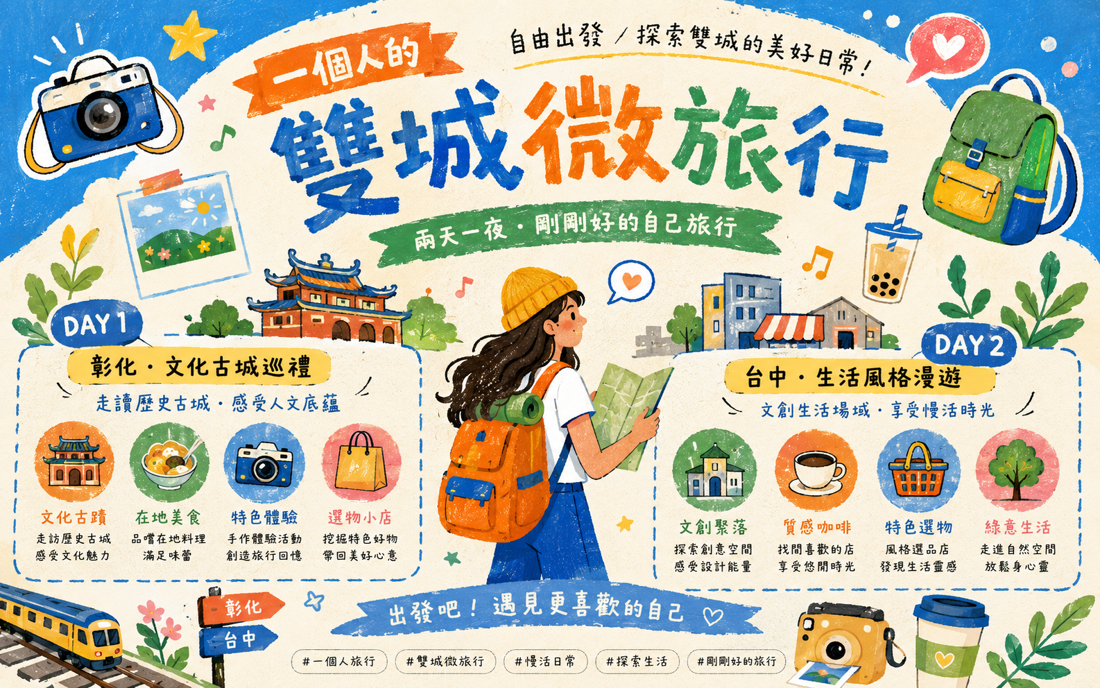 一個人的雙城微旅行